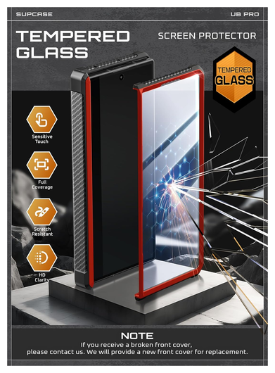 SUPCASE UB Pro Samsung Galaxy Z Fold 7 Hoesje Full Protect Kickstand Rood afbeelding 5