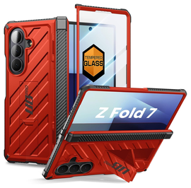 SUPCASE UB Pro Samsung Galaxy Z Fold 7 Hoesje Full Protect Kickstand Rood afbeelding