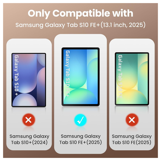 SUPCASE UB Pro Samsung Galaxy Tab S10 FE Plus Hoes Full Protect Kickstand Zwart afbeelding 2