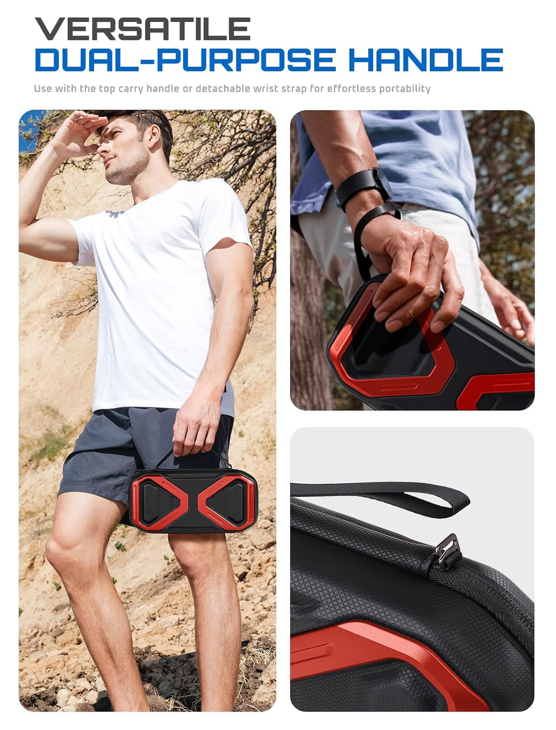 SUPCASE Nintendo Switch 2 Opberghoes Game Card Organizer Travel Case Rood afbeelding 5