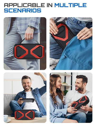 SUPCASE Nintendo Switch 2 Opberghoes Game Card Organizer Travel Case Rood afbeelding 6