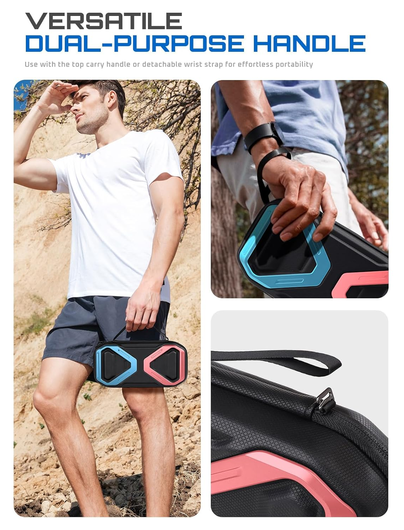 SUPCASE Nintendo Switch 2 Opberghoes Game Card Organizer Travel Case Blauw Rood afbeelding 5