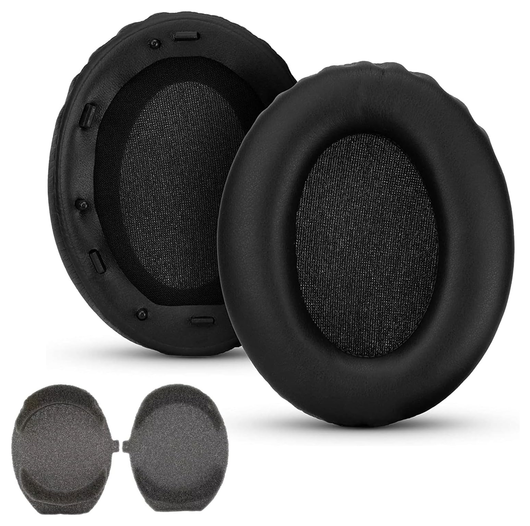 SBG Sony WH-1000XM3 Koptelefoon Vervangende Hoofdkussens Zwart afbeelding 3