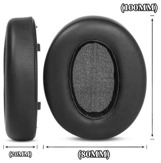 SBG Sony WH-XB910N Koptelefoon Vervangende Hoofdkussens Zwart afbeelding 4