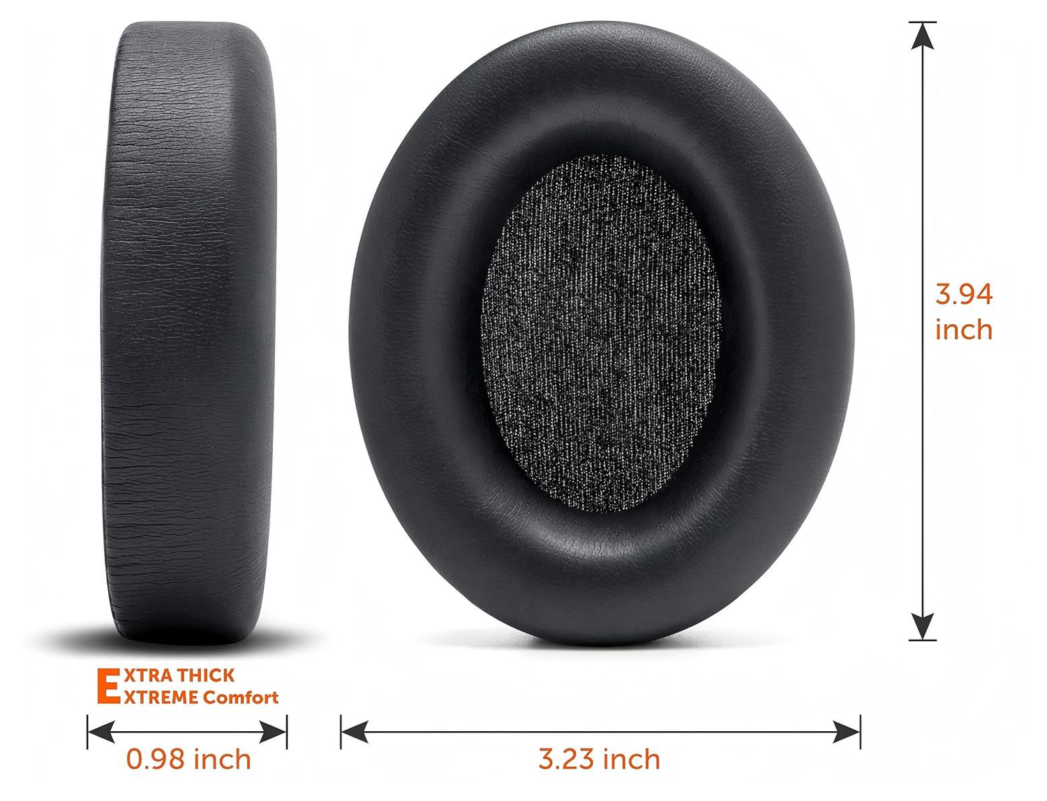 SBG Sony WH-1000XM4 Koptelefoon Vervangende Hoofdkussens Zwart afbeelding 6