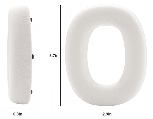 SBG Bowers & Wilkins Px8 Koptelefoon Vervangende Hoofdkussens Beige afbeelding 6