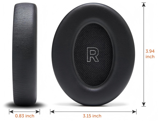 SBG Bose QuietComfort Ultra Koptelefoon Vervangende Hoofdkussens Zwart afbeelding 6