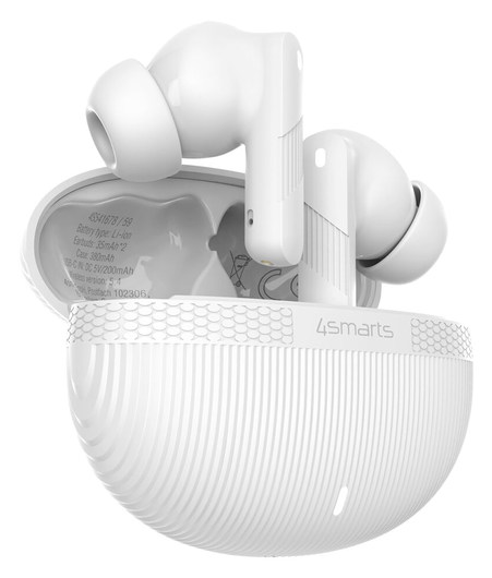 4smarts SkyBuds Pro Draadloze Oordopjes Noise Cancelling Oortjes Wit afbeelding 11