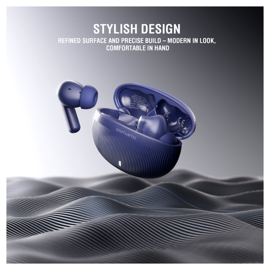 4smarts SkyBuds Pro Draadloze Oordopjes Noise Cancelling Oortjes Blauw afbeelding 6