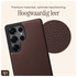 AVY Samsung Galaxy S25 Ultra Hoesje met Koord Haakjes MagSafe Leer Chocolate afbeelding 8