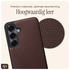 AVY Samsung Galaxy S25 Ultra Hoesje met Koord Haakjes MagSafe Leer Chocolate afbeelding 7