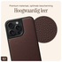 AVY Apple iPhone 14 Pro Max Hoesje met Koord Haakjes MagSafe Leer Chocolate afbeelding 6
