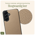 AVY Samsung Galaxy A56 Hoesje met Koord Haakjes MagSafe Leer Beige afbeelding 6