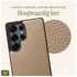 AVY Samsung Galaxy S25 Ultra Hoesje met Koord Haakjes MagSafe Leer Beige afbeelding 6