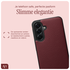 AVY Samsung Galaxy A56 Hoesje met Koord Haakjes MagSafe Leer Burgundy afbeelding 8