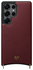 AVY Samsung Galaxy S25 Ultra Hoesje met Koord Haakjes MagSafe Leer Burgundy