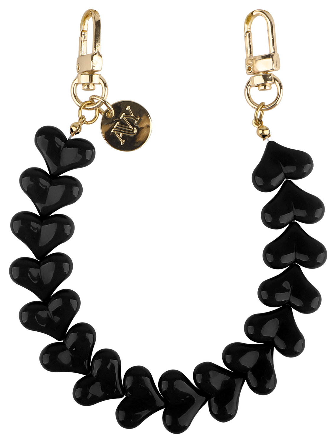 AVY Apple iPhone 15 Bruin Leren Hoesje met Koord Cupid Black afbeelding 12