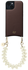 AVY Apple iPhone 13 / 14 Bruin Leren Hoesje met Koord Cupid Beige