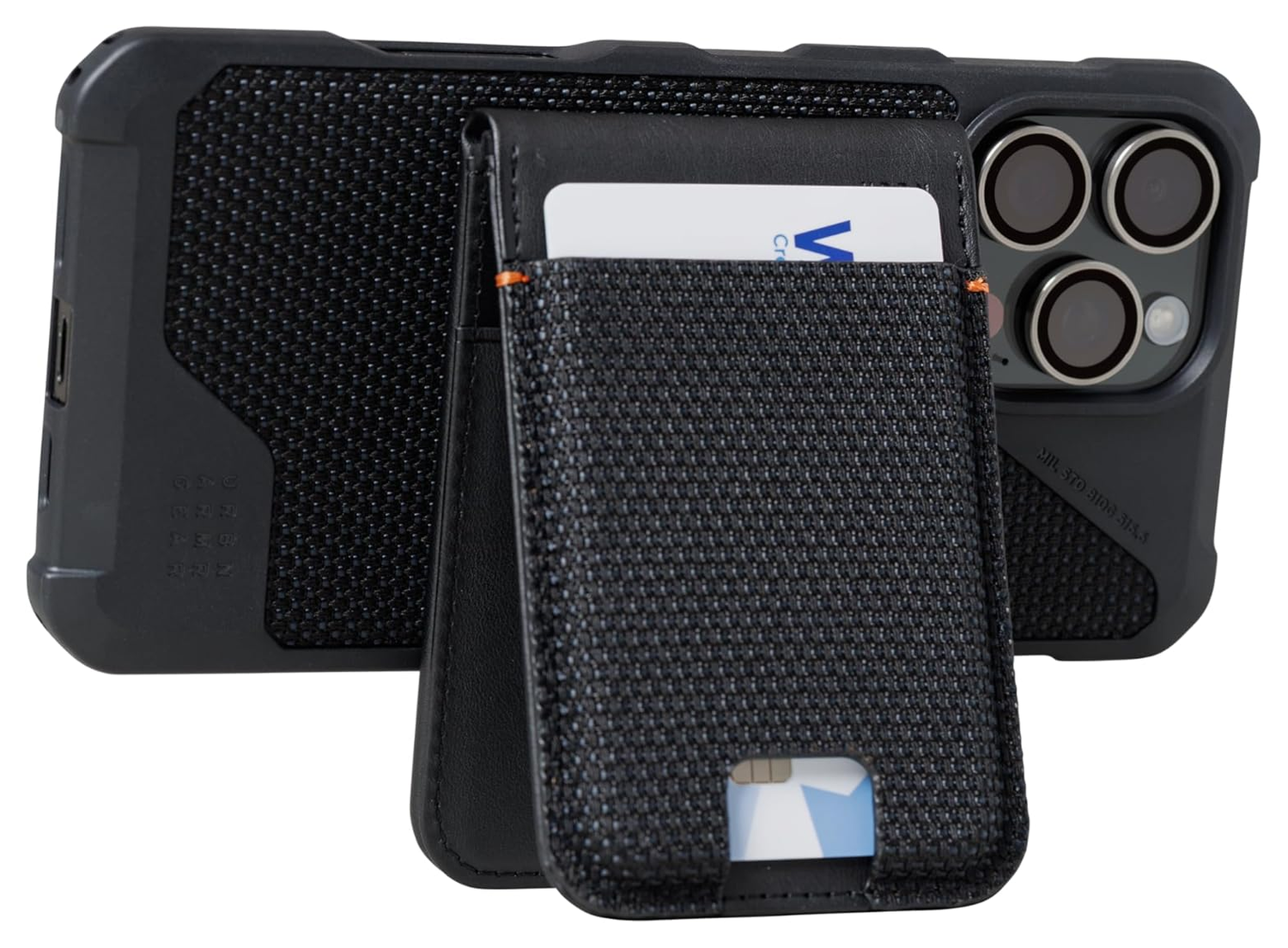 UAG Metropolis Kevlar MagSafe Portemonnee Kaarthouder Zwart afbeelding 2