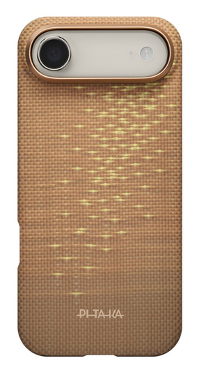 PITAKA Ultra-Slim Apple iPhone Air Hoesje 600D MagSafe Ultra Dun Goud afbeelding 1