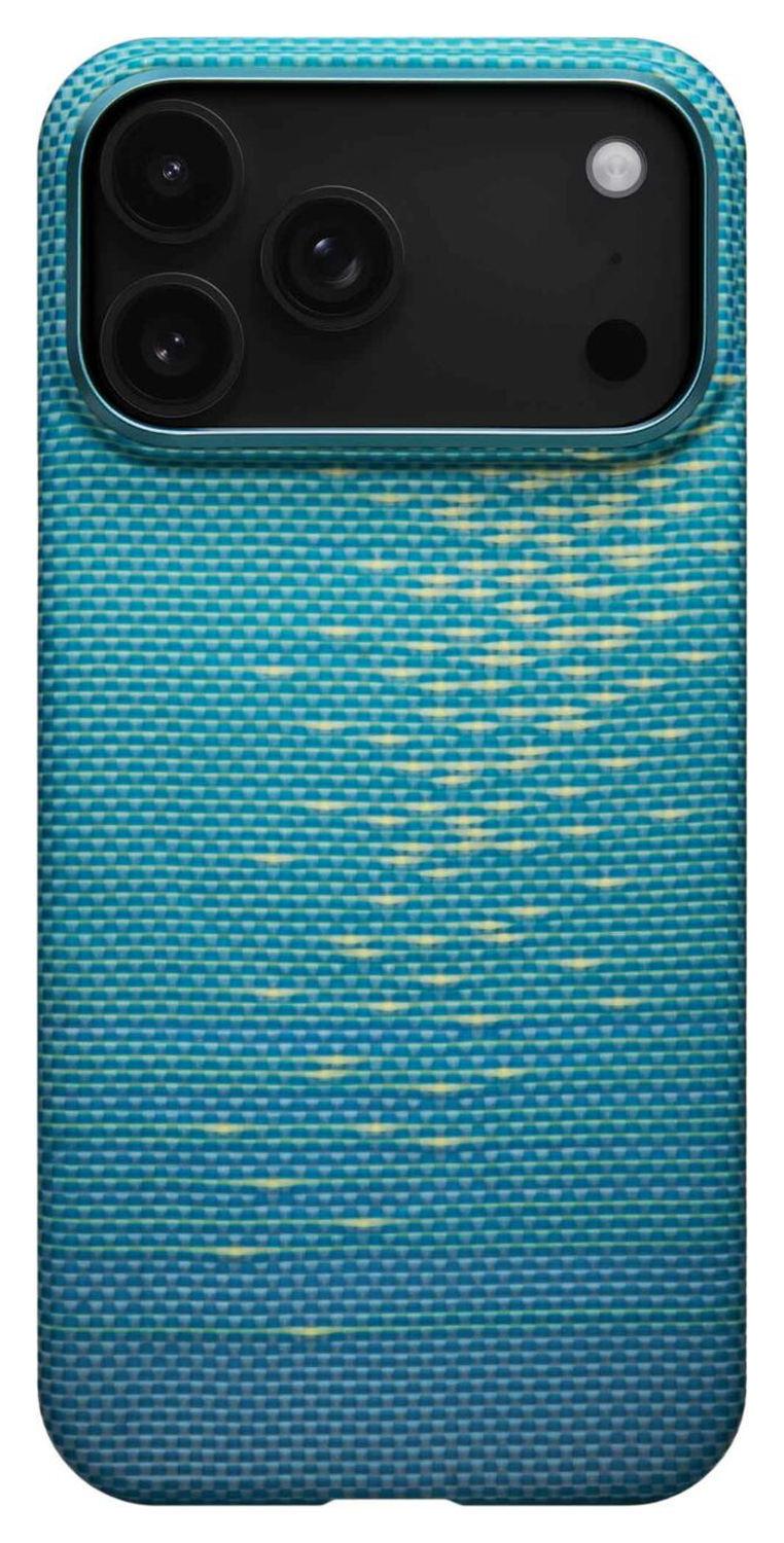 PITAKA Ultra-Slim Apple iPhone Air Hoesje 600D MagSafe Ultra Dun Blauw afbeelding 1