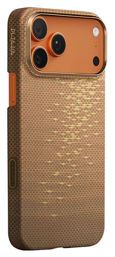 PITAKA Ultra-Slim iPhone 17 Pro Max Hoesje 600D MagSafe Ultra Dun Goud afbeelding 1