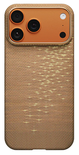 PITAKA Ultra-Slim iPhone 17 Pro Max Hoesje 600D MagSafe Ultra Dun Goud afbeelding 2