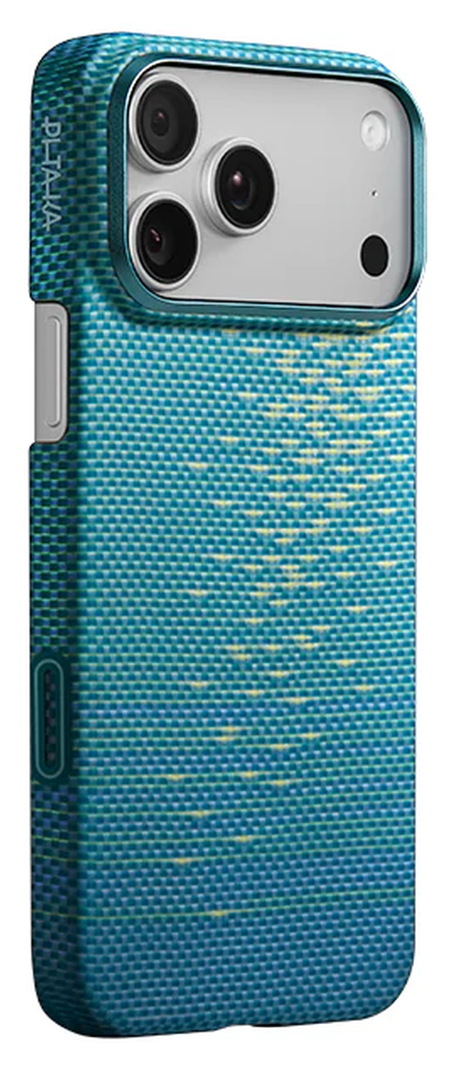 PITAKA Ultra-Slim iPhone 17 Pro Max Hoesje 600D MagSafe Ultra Dun Blauw afbeelding 1