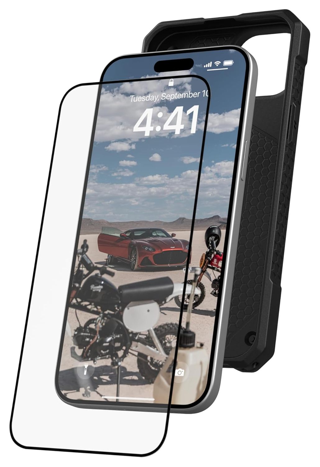 UAG Glass Shield iPhone 15 Plus Screen Protector Tempered Glass afbeelding 5