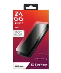 ZAGG InvisibleShield Glass+ Apple iPhone 16 Pro Screen Protector afbeelding