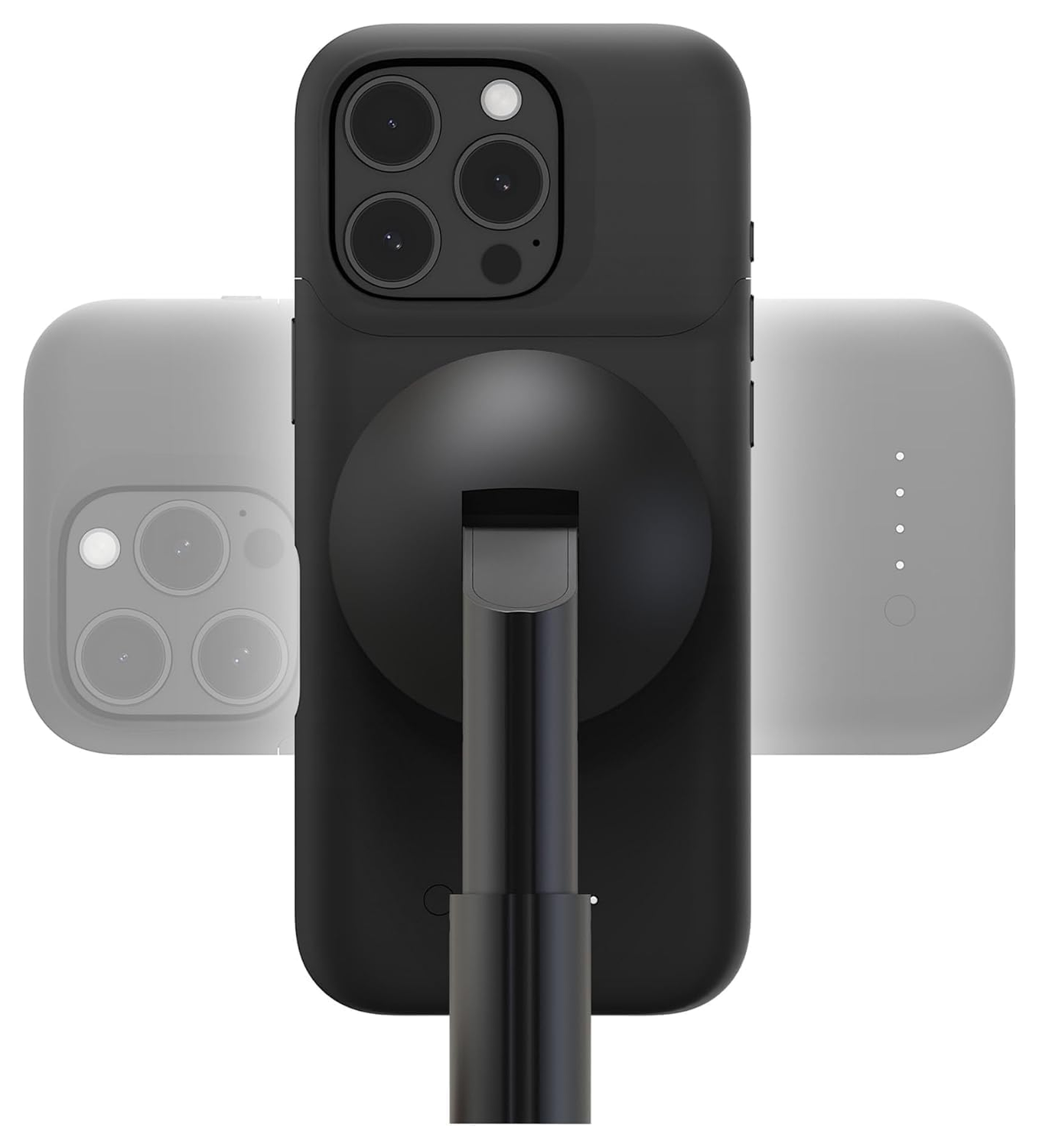 Mophie Juice Pack iPhone 16 Pro Hoesje met 2.800 mAh Powerbank Zwart afbeelding 7