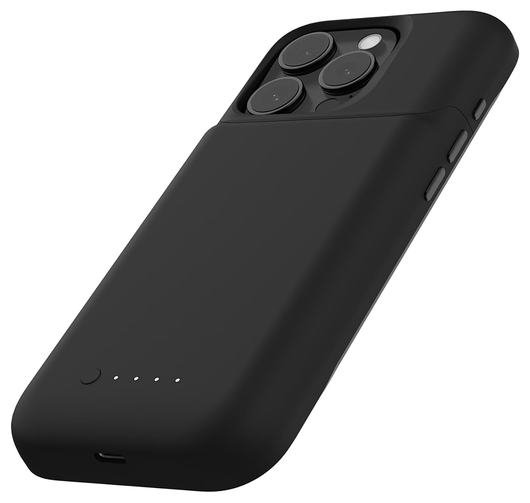 Mophie Juice Pack iPhone 16 Pro Hoesje met 2.800 mAh Powerbank Zwart afbeelding 2
