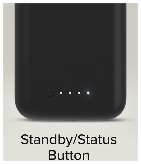 Mophie Juice Pack iPhone 16 Pro Hoesje met 2.800 mAh Powerbank Zwart afbeelding 3