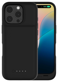 Mophie Juice Pack iPhone 16 Pro Hoesje met 2.800 mAh Powerbank Zwart