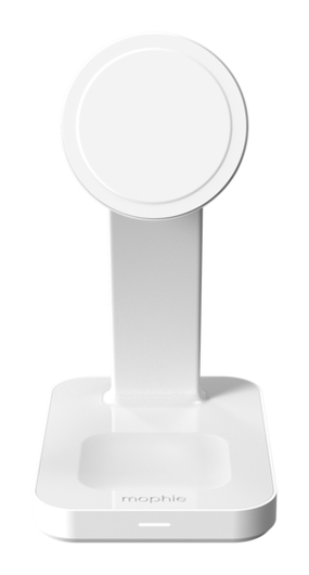 ZAGG Snap+ 3-in-1 Qi2 15W Draadloze MagSafe Oplader Standaard Wit afbeelding 6