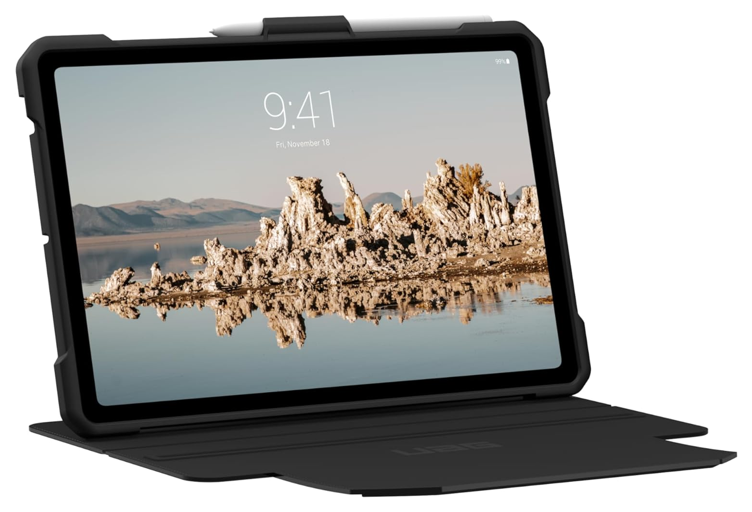 UAG Metropolis SE Samsung Galaxy Tab S9 FE Hoes Book Case Zwart afbeelding 2