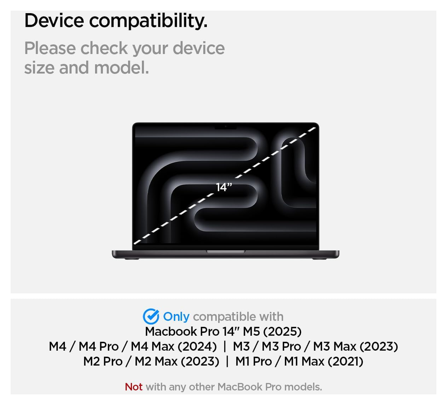 Spigen SafeView - MacBook Pro 14 Inch (M5/M4/M3/M2/M1) - Privacy Glass afbeelding 2