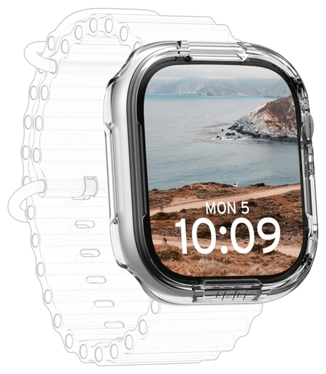 UAG Scout - Apple Watch 11/10 46MM Hoesje - Bumper Case Transparant afbeelding 3