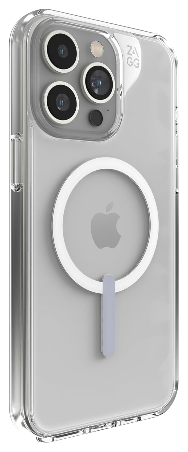 ZAGG Crystal Palace Snap iPhone 15 Pro Max Hoesje MagSafe Back Cover Transparant afbeelding 2
