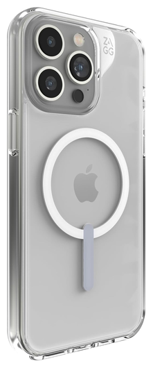 ZAGG Crystal Palace Snap iPhone 15 Pro Max Hoesje MagSafe Back Cover Transparant afbeelding 2
