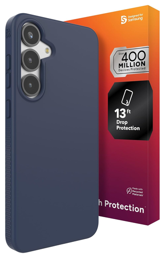 ZAGG Milan Snap Samsung Galaxy S25 Plus Hoesje MagSafe Back Cover Blauw afbeelding 1