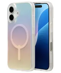 ZAGG Milan Snap Apple iPhone 16 Hoesje MagSafe Back Cover Iridescent afbeelding