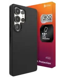 ZAGG Milan Snap Samsung Galaxy S25 Ultra Hoesje MagSafe Back Cover Zwart afbeelding