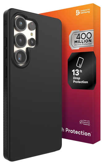 ZAGG Milan Snap Samsung Galaxy S25 Ultra Hoesje MagSafe Back Cover Zwart afbeelding 1