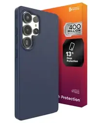 ZAGG Milan Snap Samsung Galaxy S25 Ultra Hoesje MagSafe Back Cover Blauw afbeelding