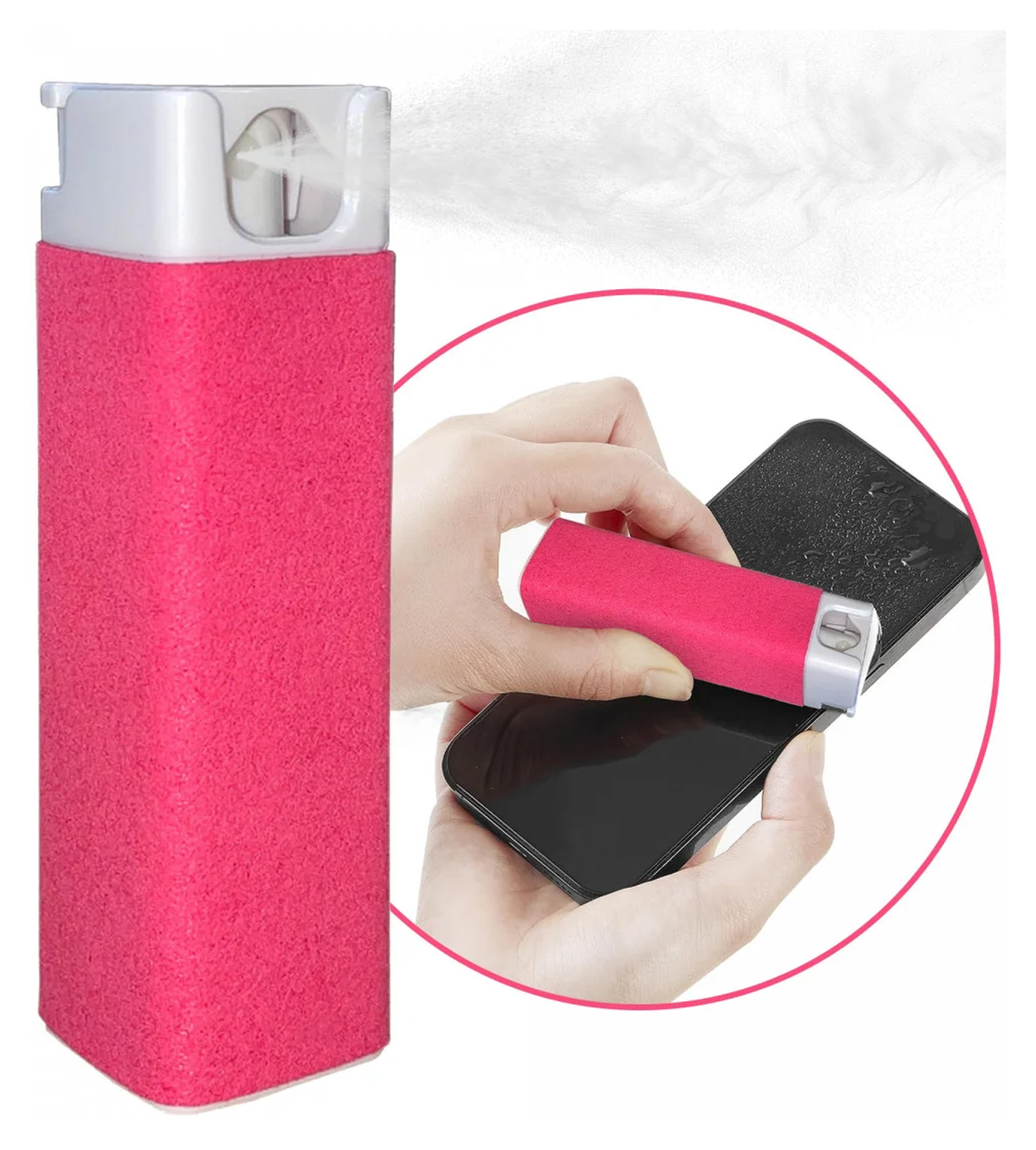 8x Splash Pure Universele Antibacteriële Scherm Reinigingsset 20ML afbeelding 2