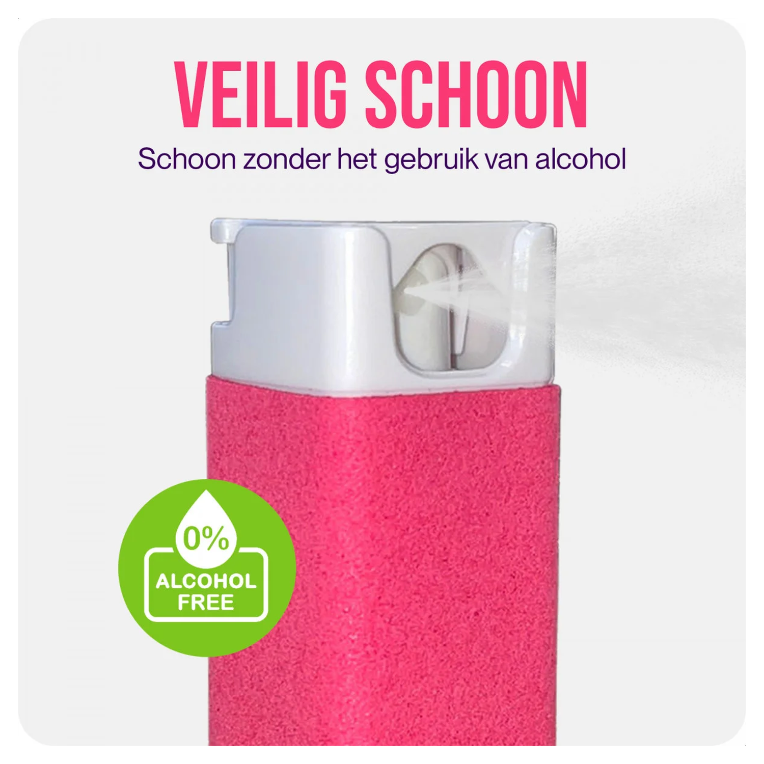 8x Splash Pure Universele Antibacteriële Scherm Reinigingsset 20ML afbeelding 9