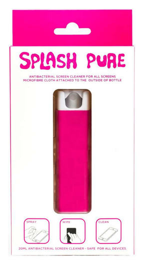 8x Splash Pure Universele Antibacteriële Scherm Reinigingsset 20ML afbeelding 10