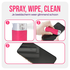 8x Splash Pure Universele Antibacteriële Scherm Reinigingsset 20ML afbeelding 3