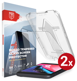 Rosso iPhone 6(S) / 7 / 8 Plus Tempered Glass Installatietray (2-Pack)